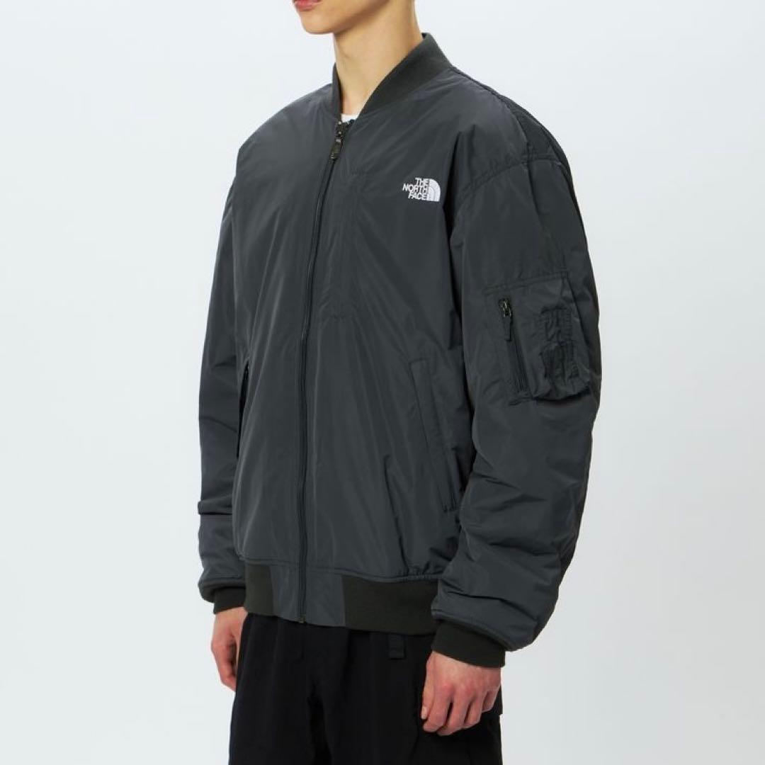 【定価31,900円32%off】ノースフェイスMA-1ジャケットグレーSサイズ