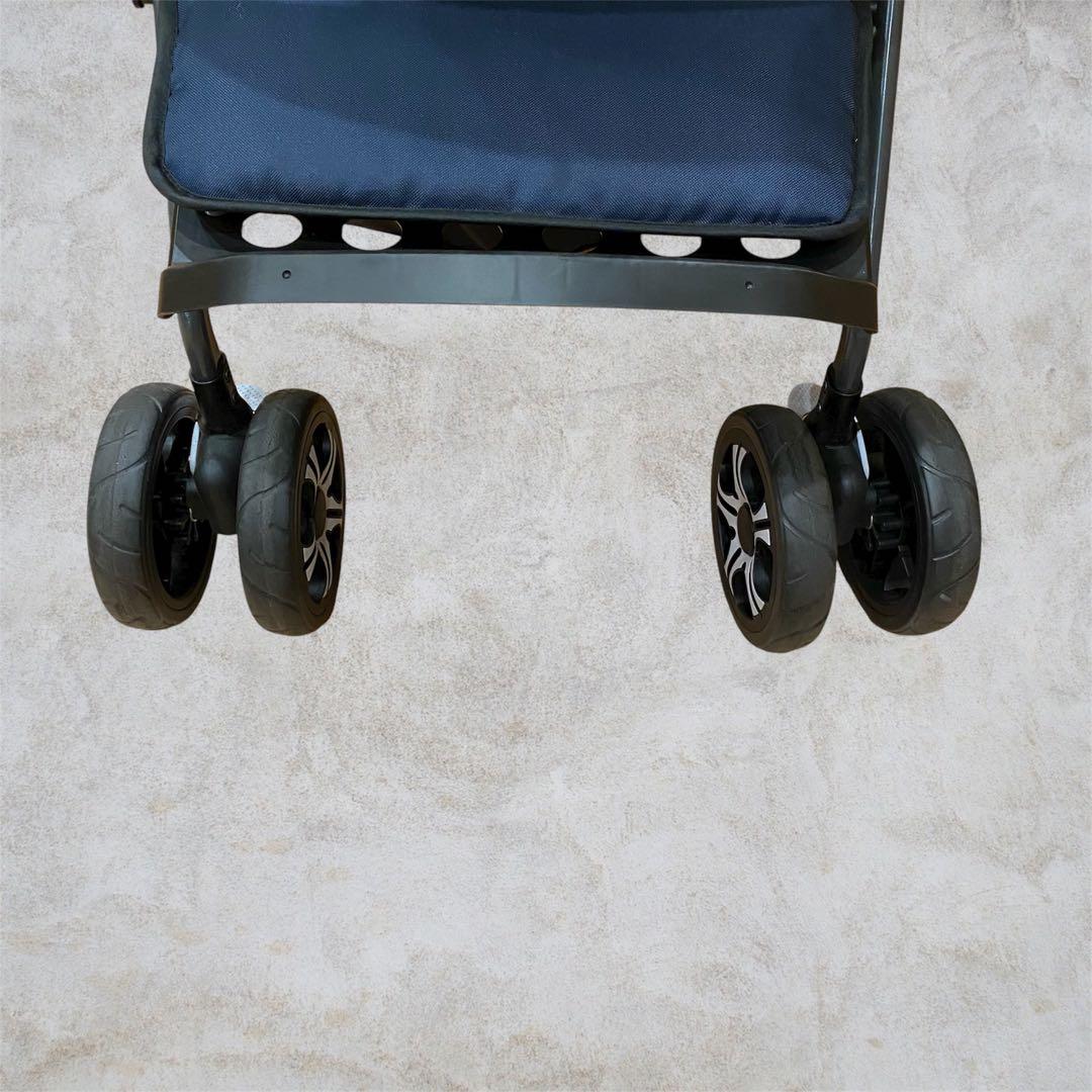 美品✨KATOJI 二人でゴー 二人乗り ベビーカー ネイビー