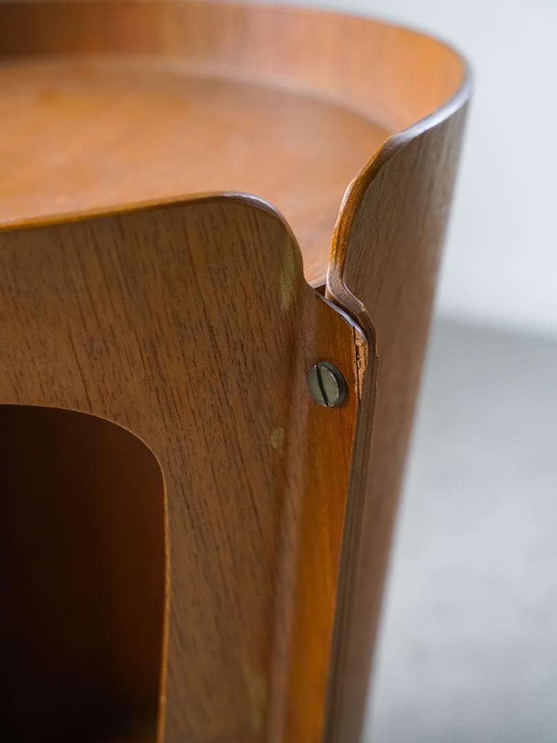 60-70's ヴィンテージ サイドテーブル/収納 ミッドセンチュリー モダン