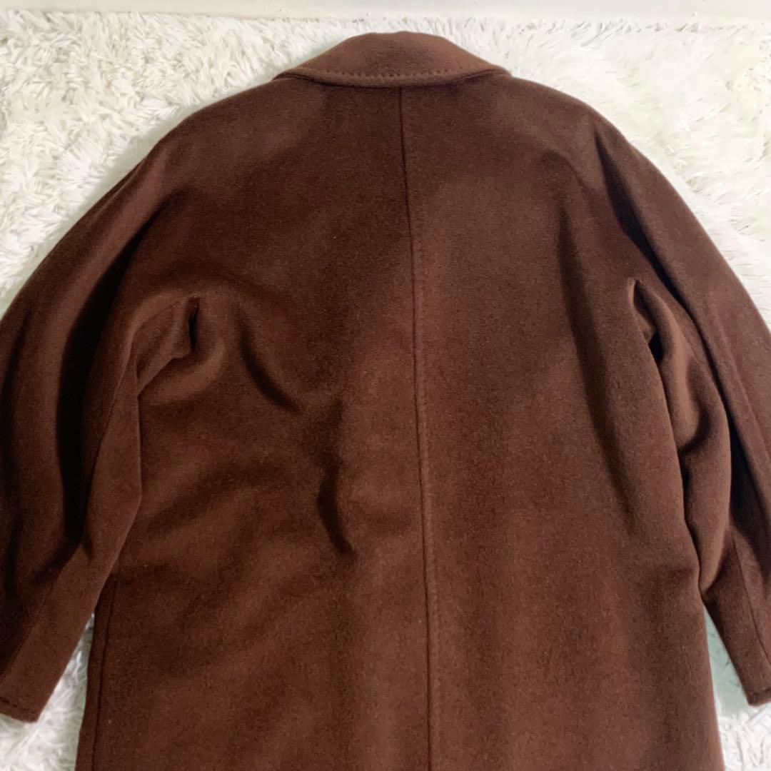 新品タグ付 マックスマーラ クチートアマーノ 白タグ ロングコート カシミヤ L