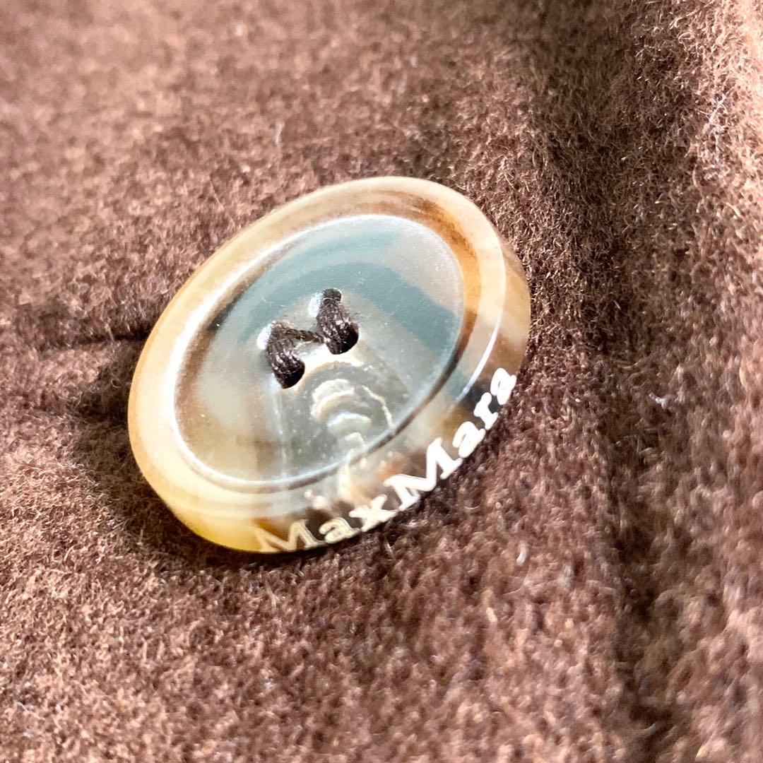 新品タグ付 マックスマーラ クチートアマーノ 白タグ ロングコート カシミヤ L