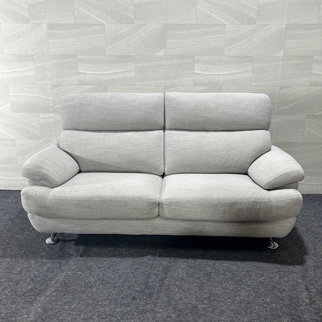 ニトリ ソファ 3人掛け 布張り NポケットA13 オットマンセット d3004