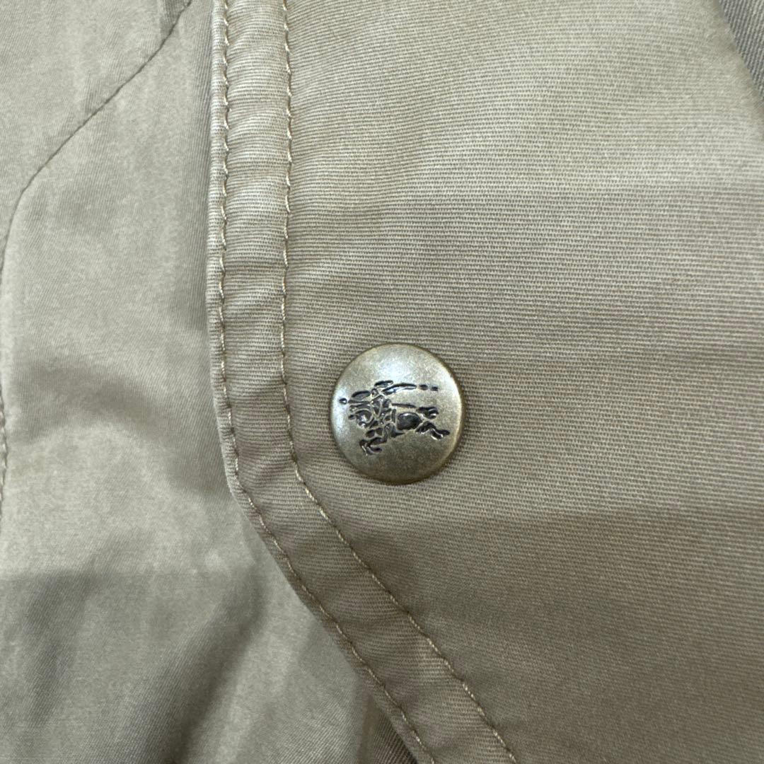 バーバリーブルーレーベル　ミリタリージャケット モッズコート 短丈　N2B 38