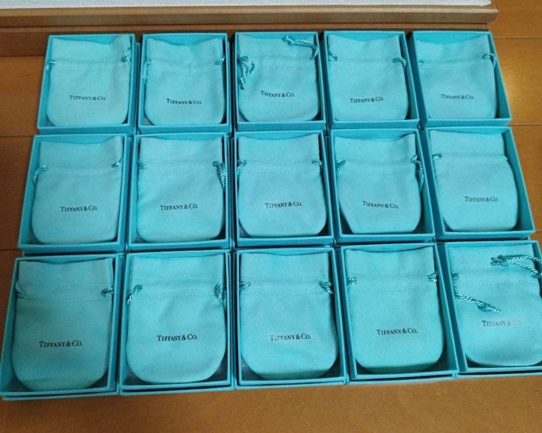 現行品Tiffanyティファニー　空箱巾着　15セット