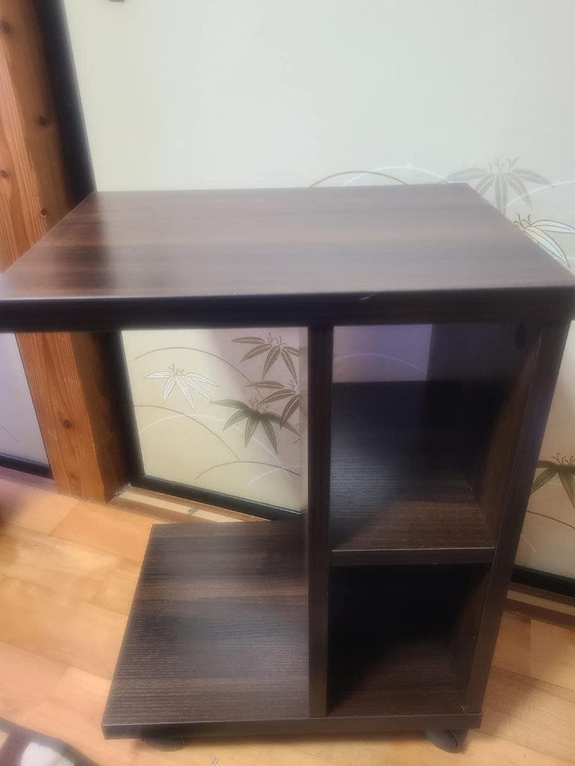 可動式 移動も楽々 キャスター付き サイドテーブル ラック 棚