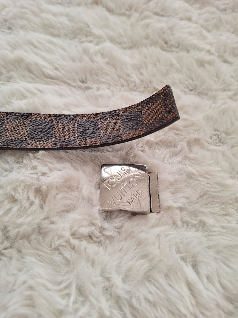 最終値下げ！ルイ・ヴィトン ダミエ ベルトサンチュールキャレ ウエスト90サイズ