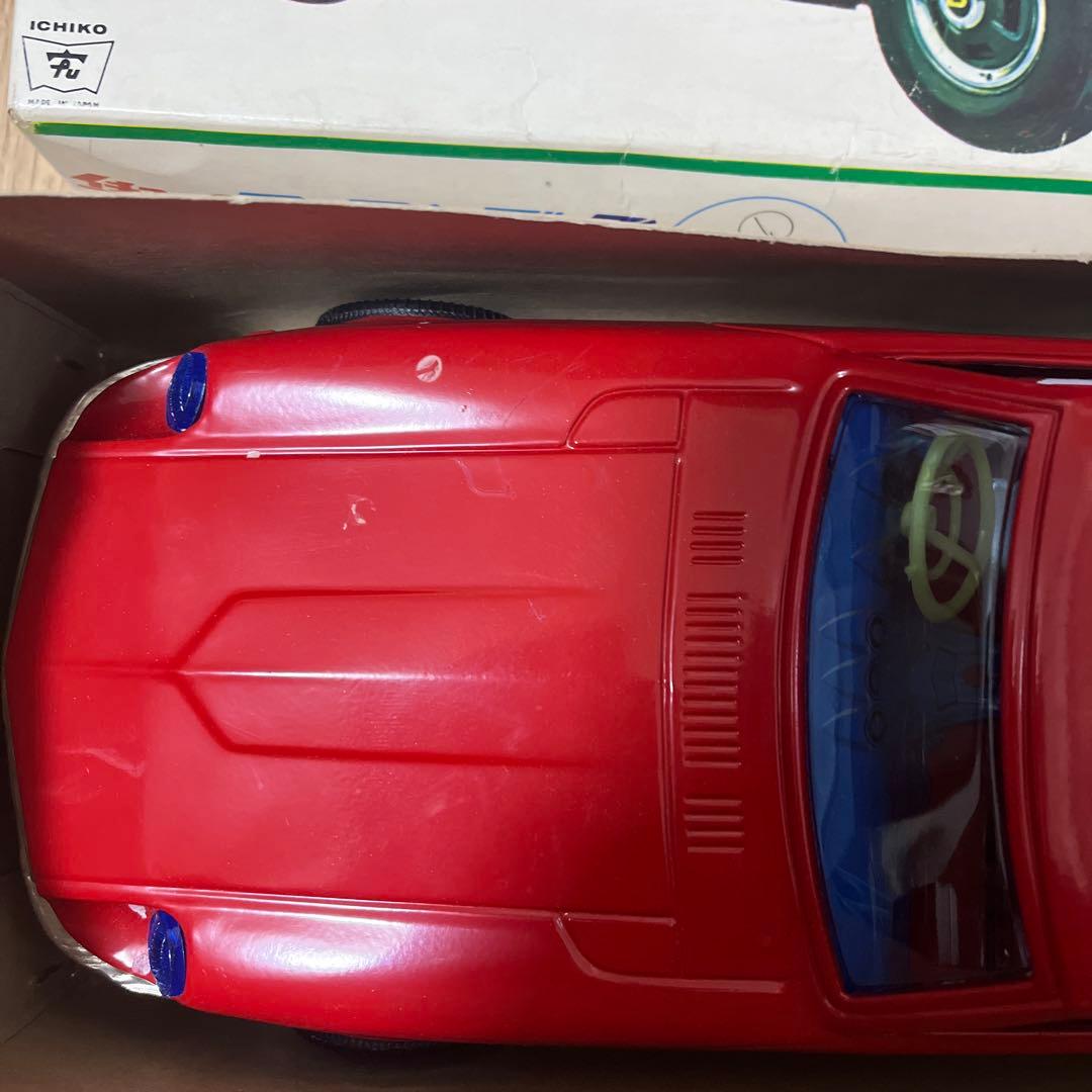 イチコー　ブリキ赤いフェアレディZ フリクションパワー　レトロブリキオモチャ