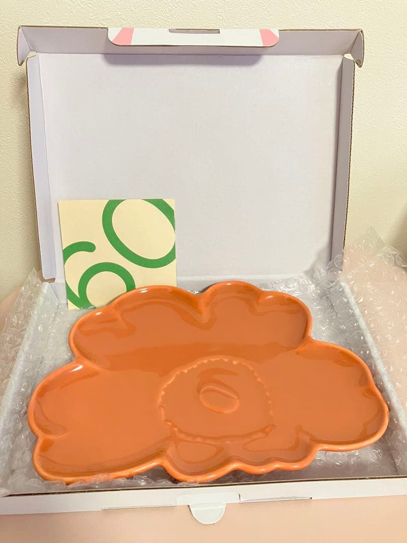 新品　60周年　マリメッコ ウニッコ　プレート　テラ　60th