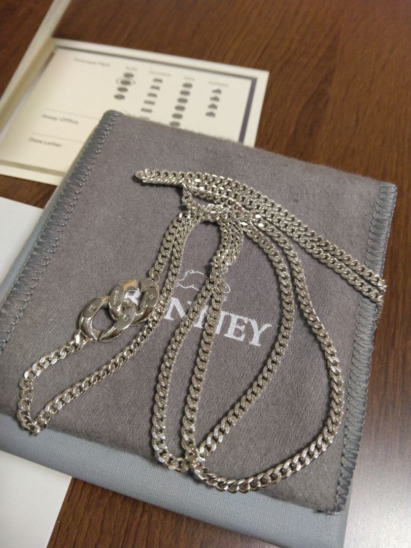 【size:L】BUNNEY Chain w/Curb Clasp L