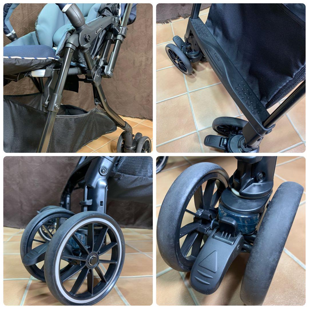 【未使用に近い⭐︎極美品】コンビ スゴカルα 4キャス Light エッグショック