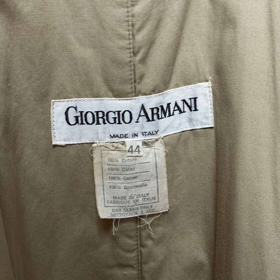 70s-80s GIORGIO ARMANI バルマカーンコート ベージュ 中綿