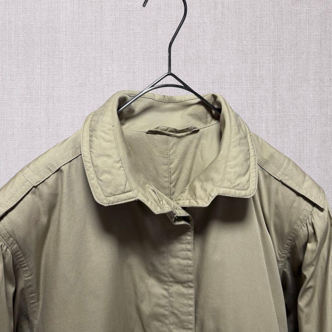 70s-80s GIORGIO ARMANI バルマカーンコート ベージュ 中綿