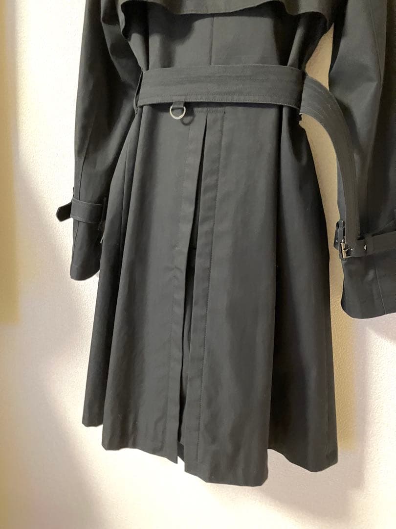 [美品] バーバリーブルーレーベル　トレンチコート　裏ノバチェック総柄　ベルト