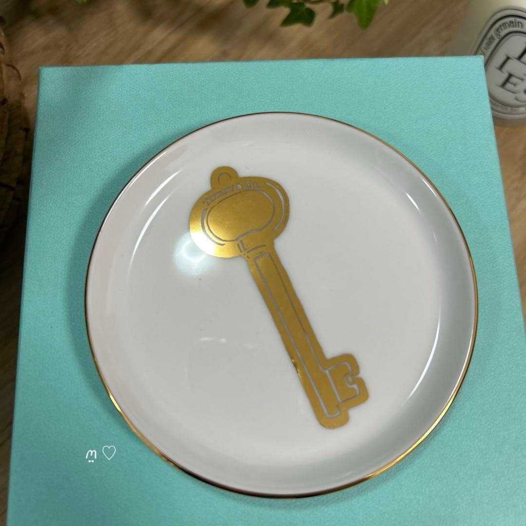 ティファニー　ラウンドリングディッシュ　ミニプレート　お皿　4枚セット　食器