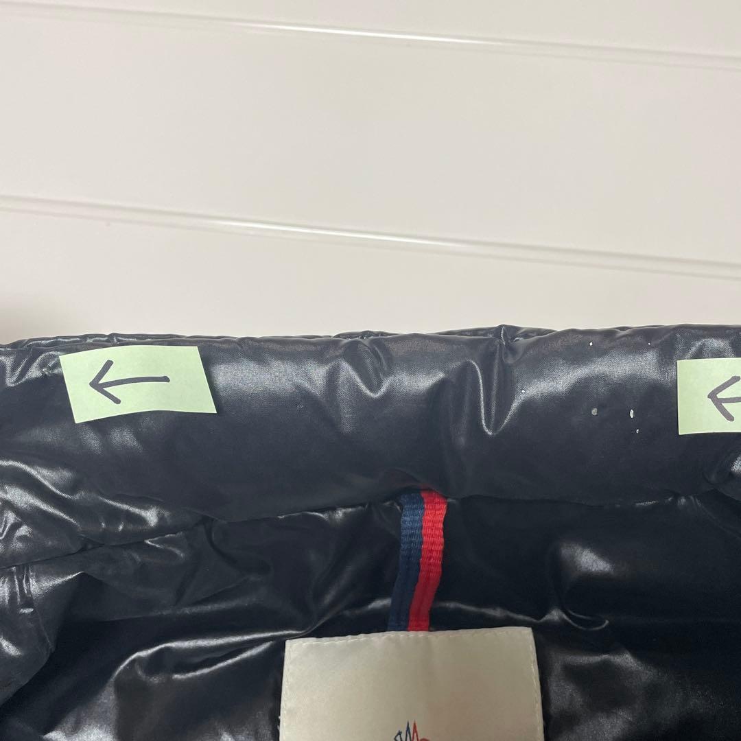 T/ MONCLER ダウンベスト ブラック サイズ00 キルティング