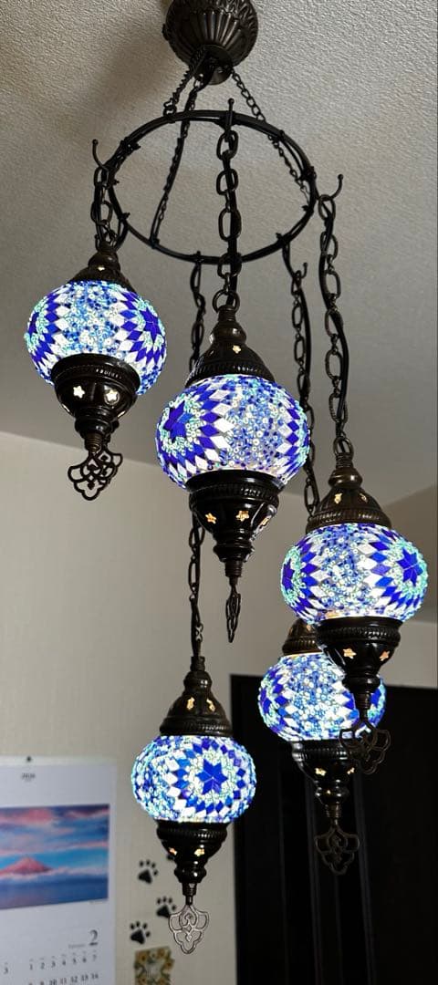 トルコランプ(6連シャンデリア)