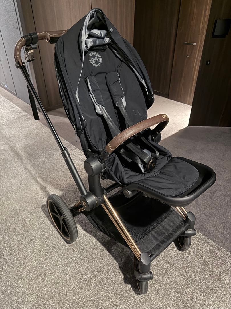 cybex プリアム　ブラック ベビーカー