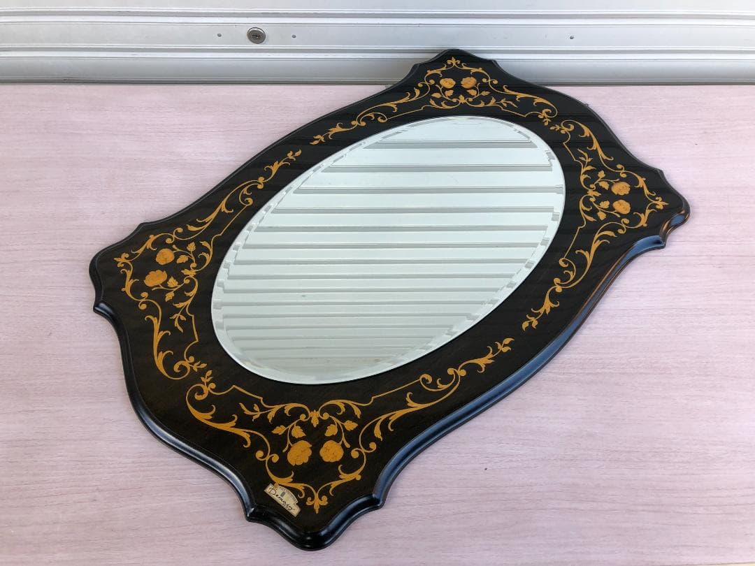 Demain ドマン 壁掛けミラー イタリーコレクション 象嵌細工 鏡