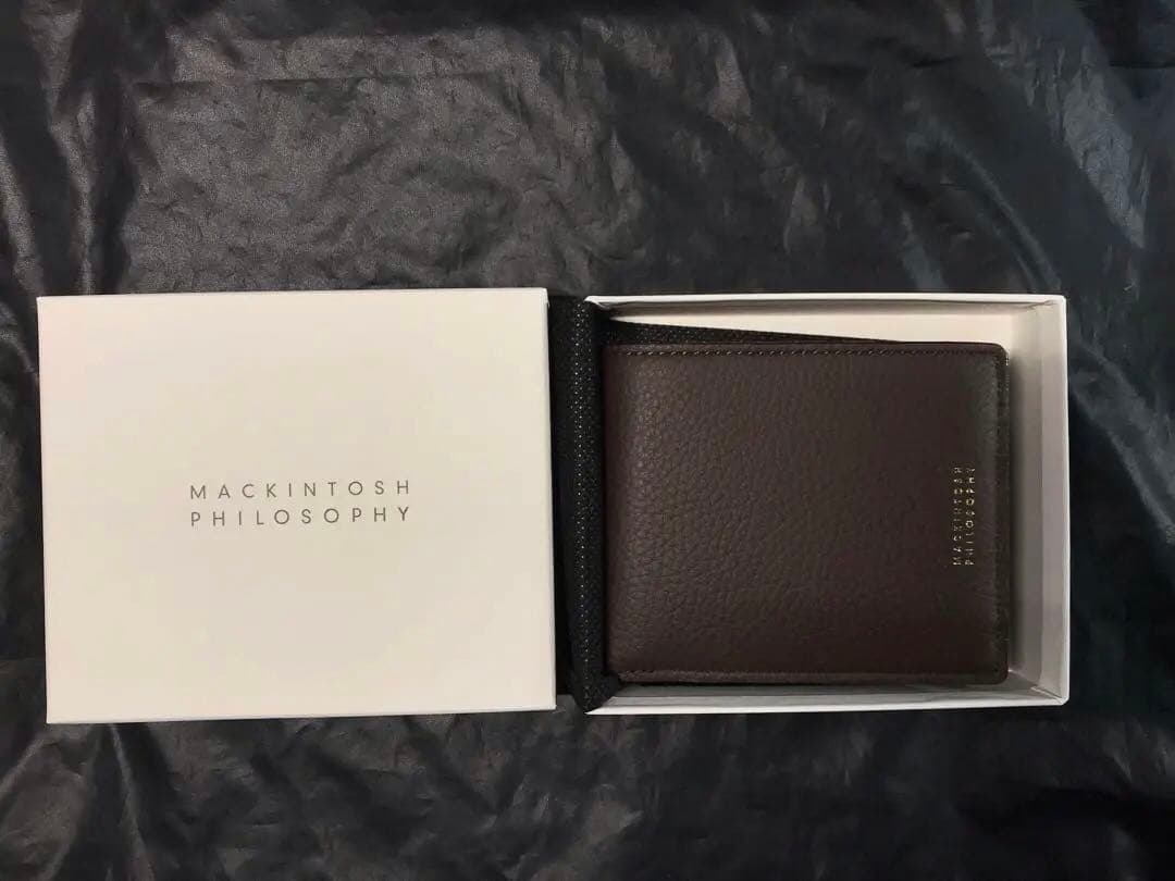 MACKINTOSH PHILOSOPHY 二つ折り財布 チョコ 新品未使用