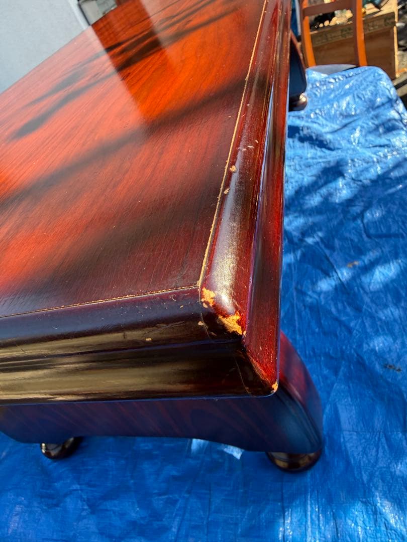 和モダン 木製ローテーブル 幅120cm 棚付き 座卓 センターテーブル