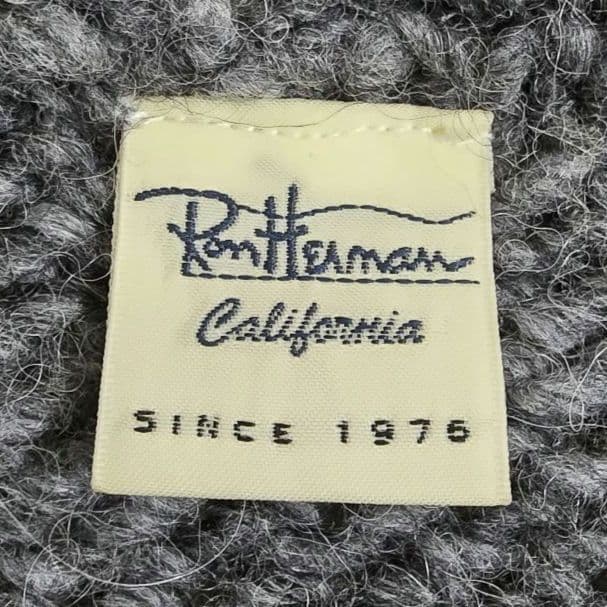 ロンハーマン ショールカラー カーディガン コンチョ アルパカ グレー M