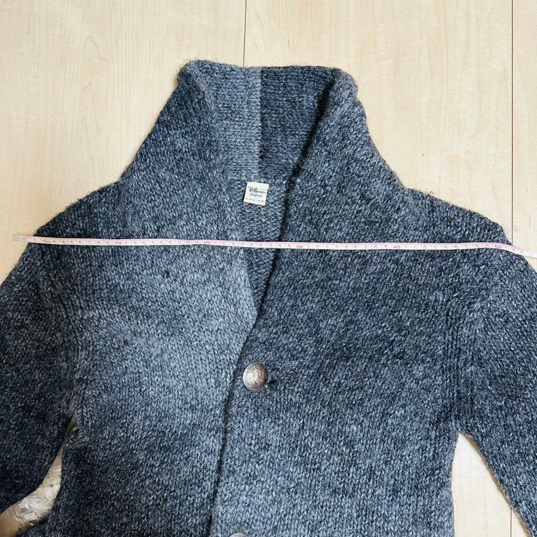 ロンハーマン ショールカラー カーディガン コンチョ アルパカ グレー M