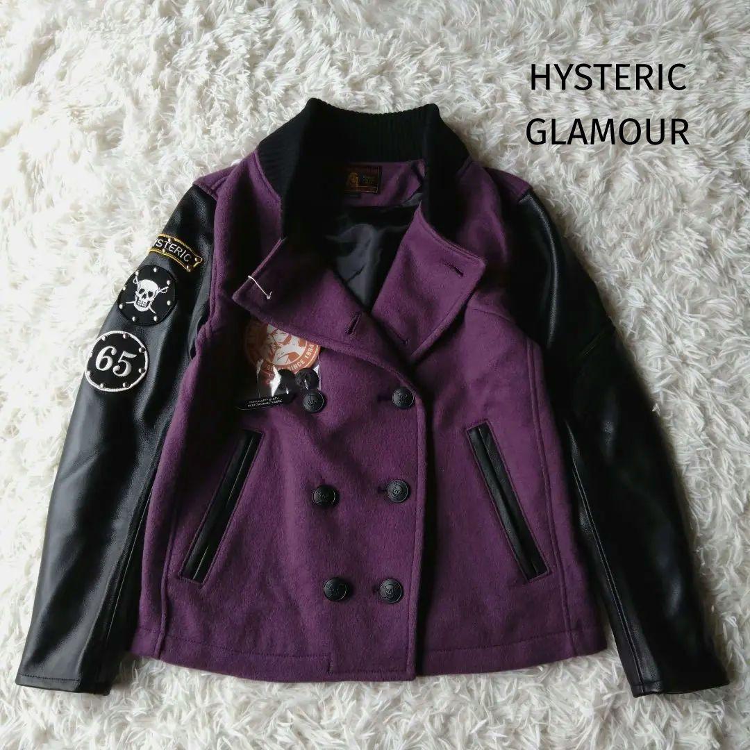 未使用タグ付き✨レザーブルゾンHYSTERIC GLAMOUR　ワッペン