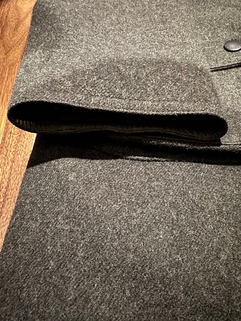 【美品】Barbour SOLWAY ZIPPER SL ウール 34 セージ