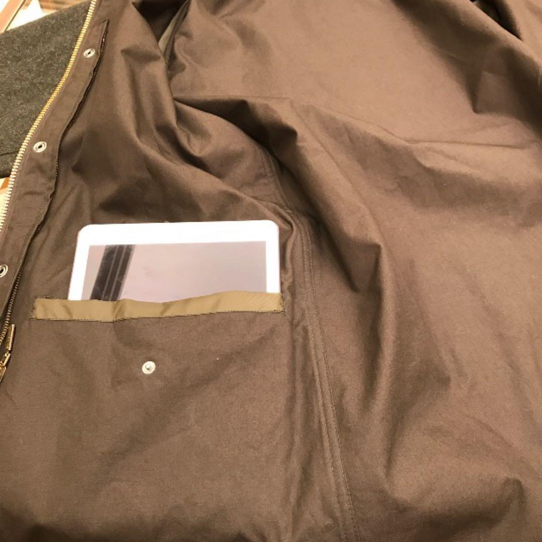 【美品】Barbour SOLWAY ZIPPER SL ウール 34 セージ