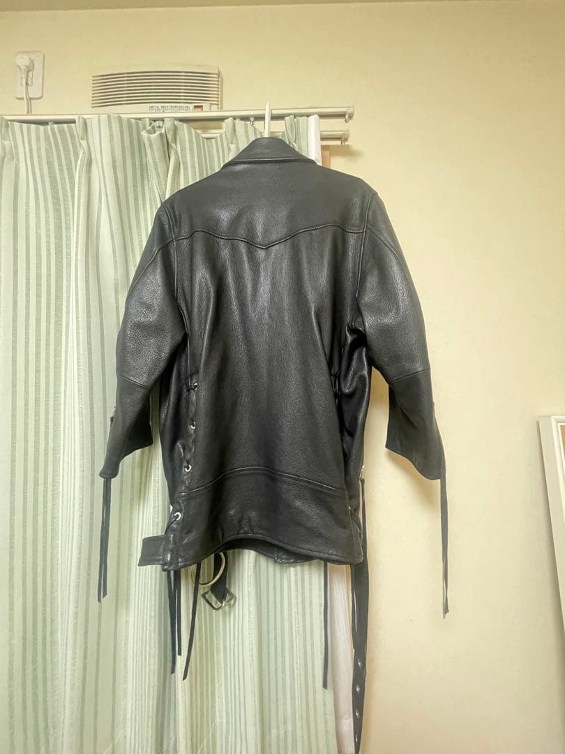 DIET BUTCHER SLIM SKIN ロングレザーコート