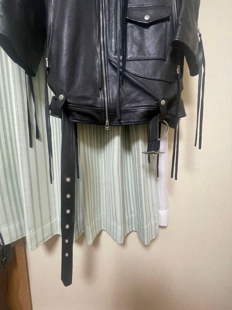 DIET BUTCHER SLIM SKIN ロングレザーコート