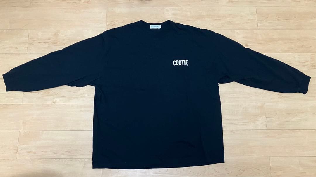 【yxuxk】COOTIE ロングスリーブTシャツ ブラック XLサイズ