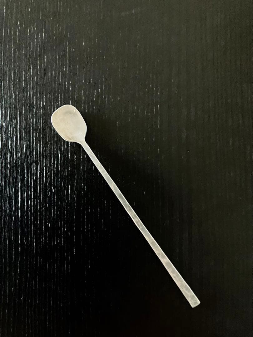 津田清和ガラス蓋物、竹俣勇壱スプーン