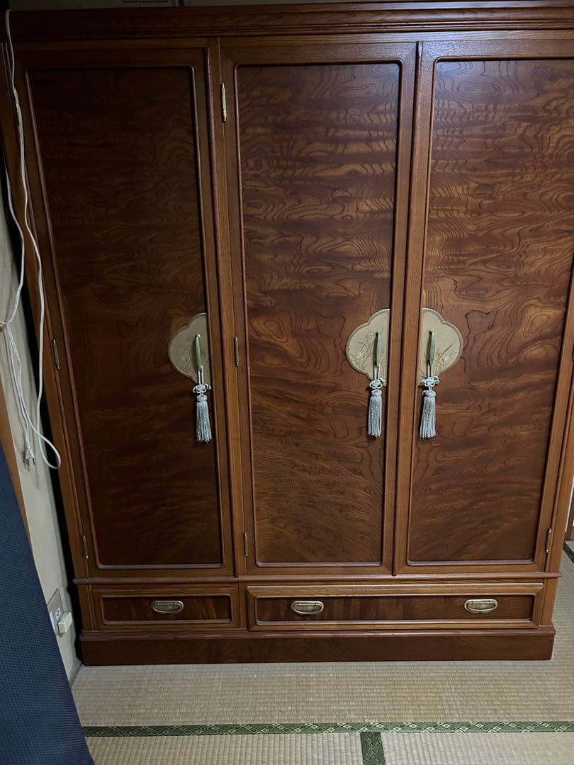 木製和風タンス 洋服タンス　収納　大型家具　家具　チェスト　インテリア　衣類