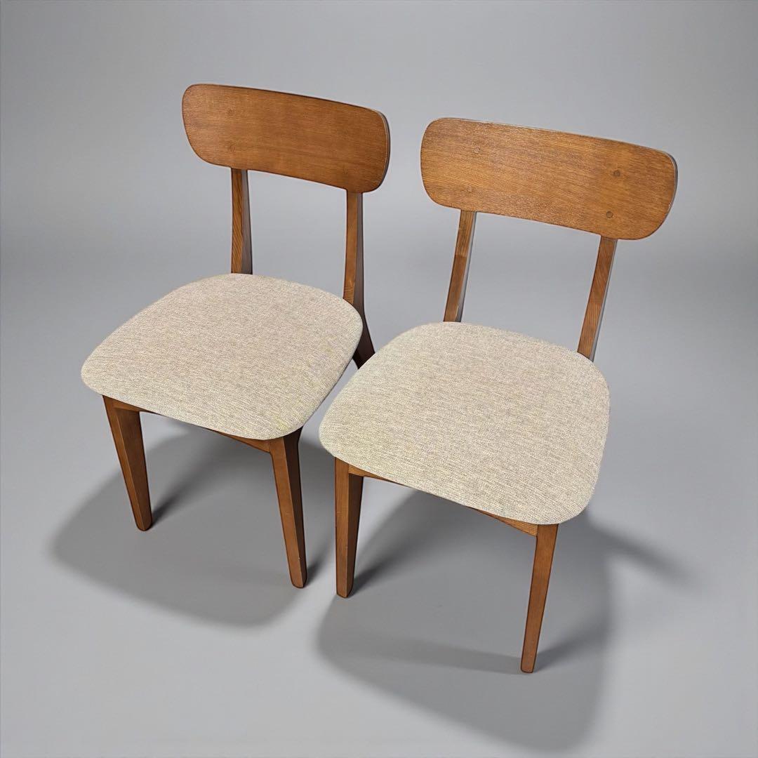 【廃盤】unico ウニコ FIXダイニングチェア 2脚セット