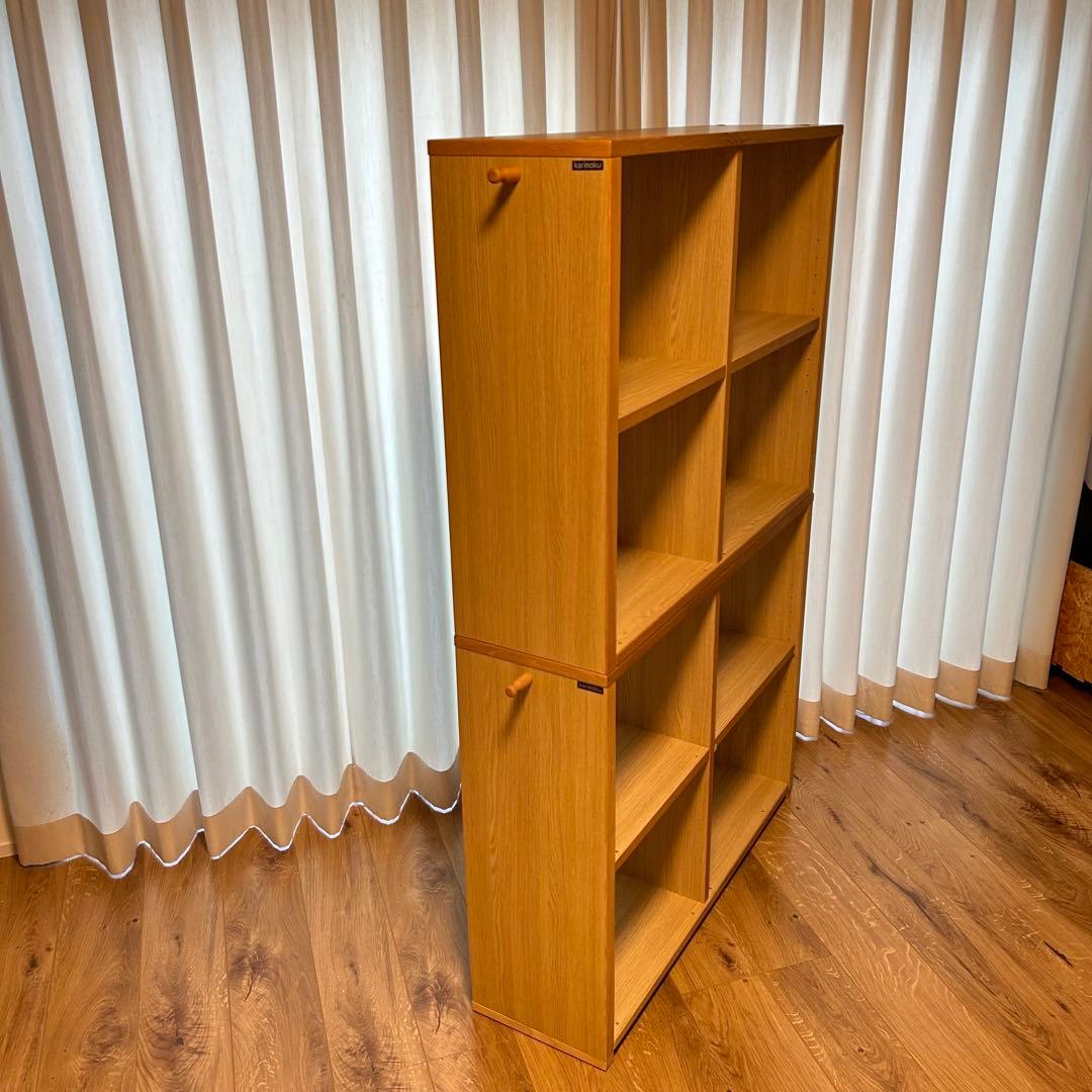 karimoku ユーティリティプラス マルチシェルフ ピュアオーク×2セット