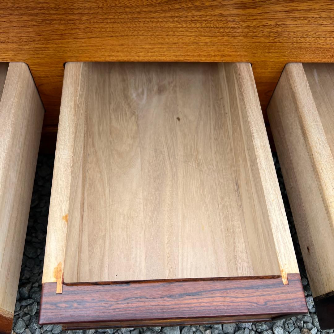 囲炉裏テーブル　昭和レトロ 火鉢 古民家家具　希少 引き出し 木製