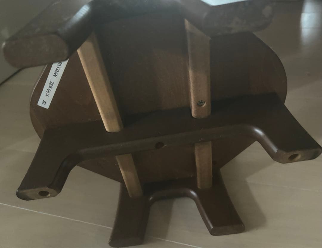 カリモク　６段　スリッパラック　飾り棚