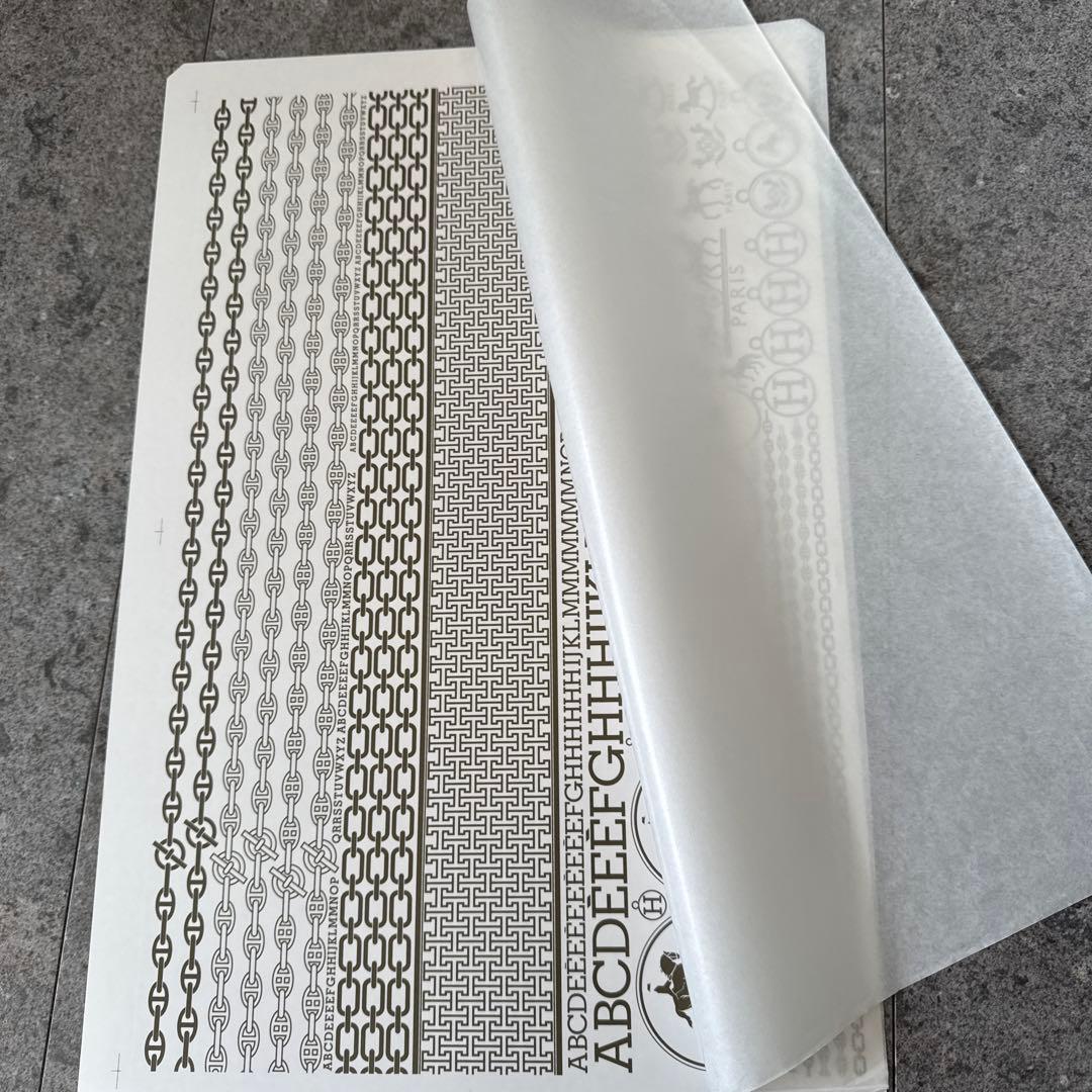 ポーセラーツ転写紙10枚