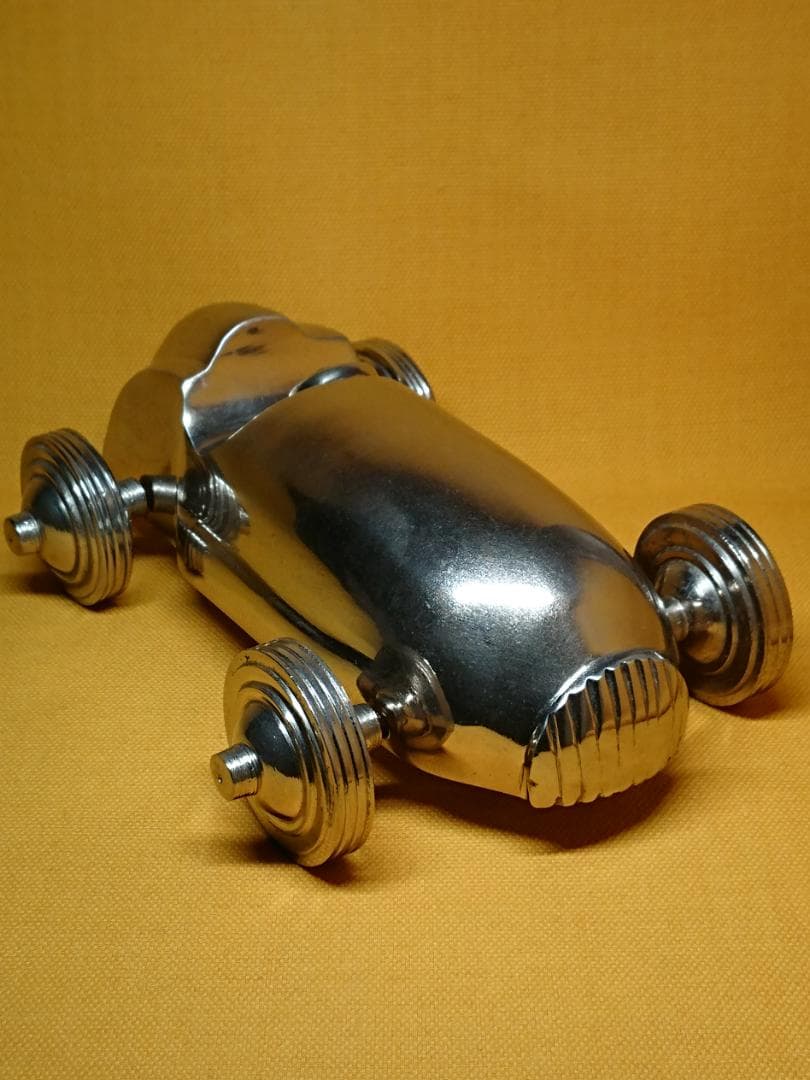 【美品】ビンテージ　クルマ　金属　置物　インテリア　工芸品　美術品　A2564