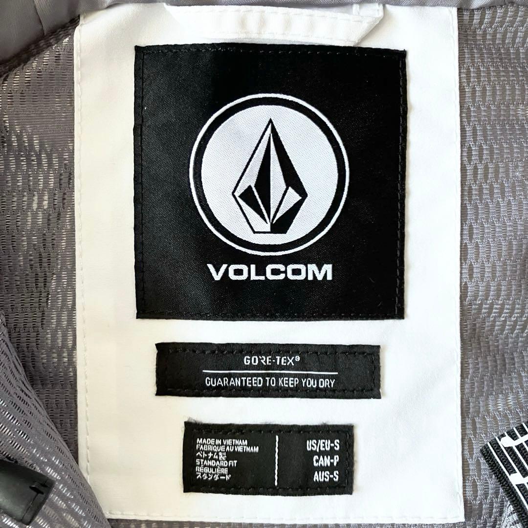 #4i✨VOLCOM ゴアテックス✨スノボウェア ジャケット メンズM 白