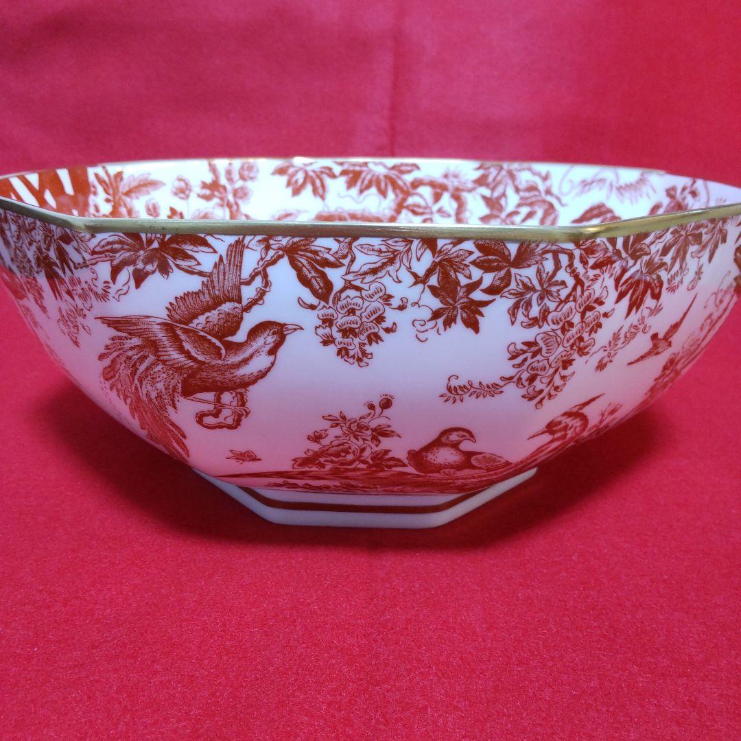 ロイヤルクラウンダービー ボウルエイビスレッド ★希少★美品★