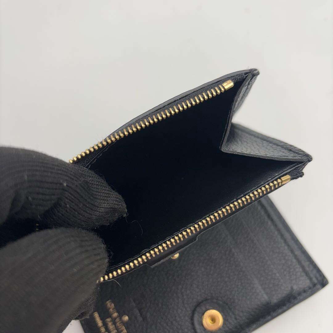 【極美品】ルイヴィトン　新型ICポルトフォイユリサ　モノグラムアンプラント　黒