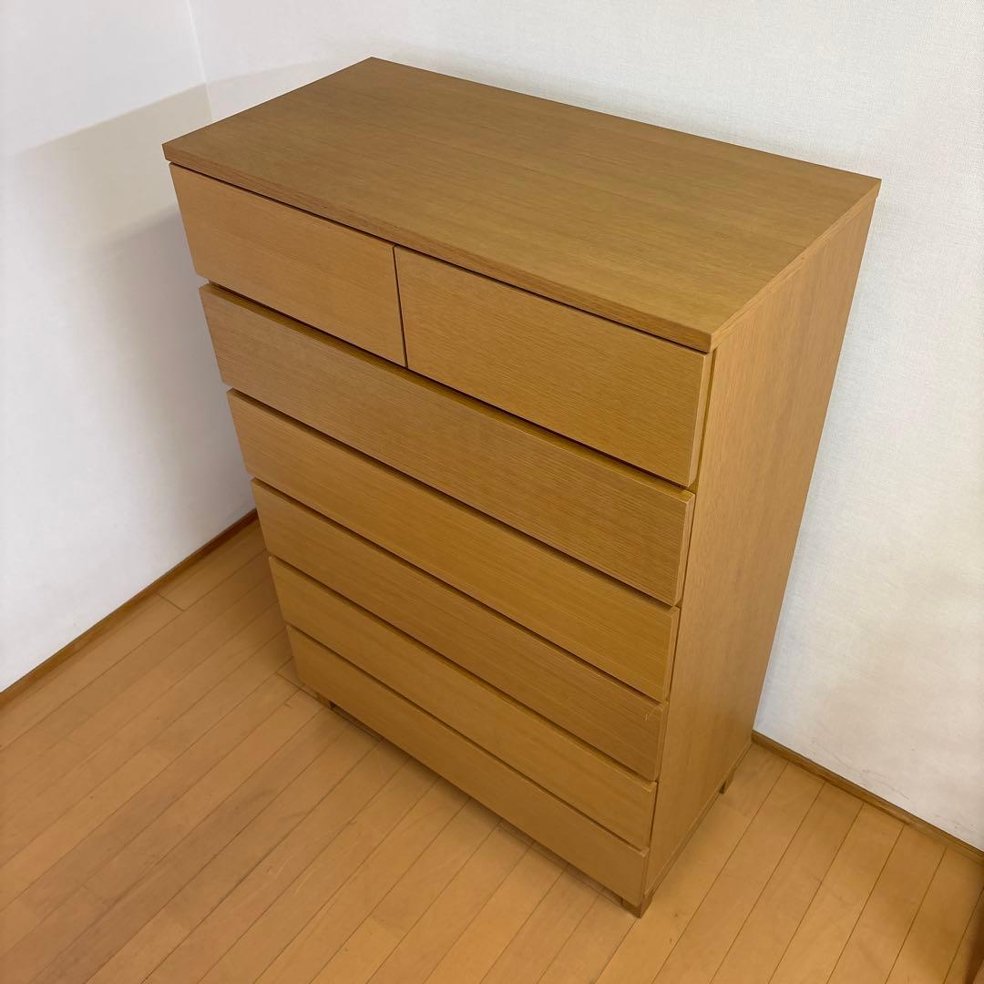 無印良品/良品計画　　チェスト　6段　オーク