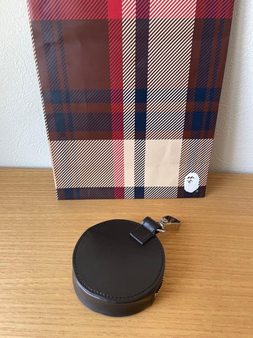 ⭐️正規品A BATHING APE レザーケース 小物入れ レア 中古♪