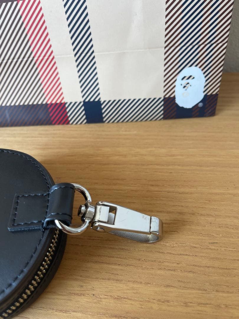 ⭐️正規品A BATHING APE レザーケース 小物入れ レア 中古♪