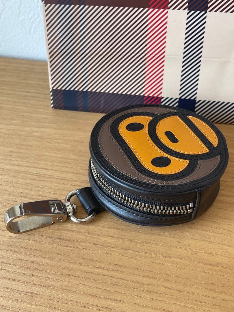⭐️正規品A BATHING APE レザーケース 小物入れ レア 中古♪