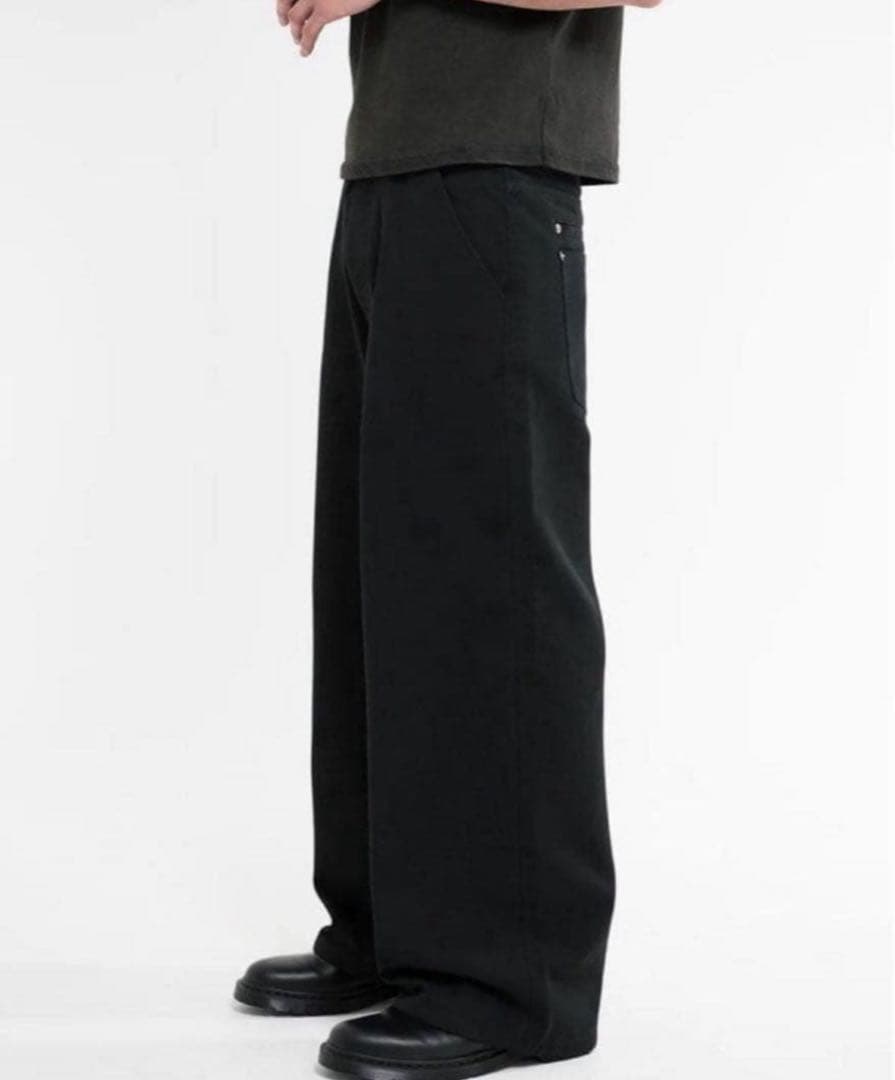 パンツ yamgen Stacked Canvas Wide-Leg Pants
