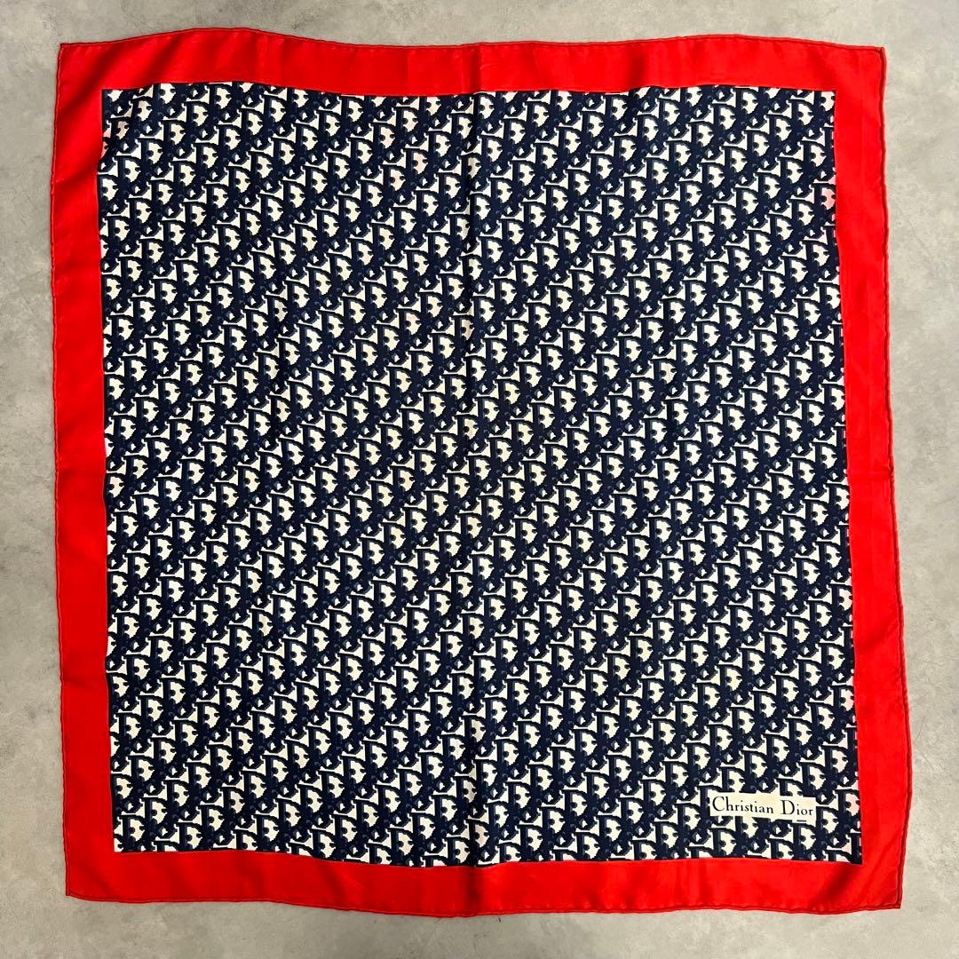 ディオール トロッター スカーフ シルク 総柄 Dior