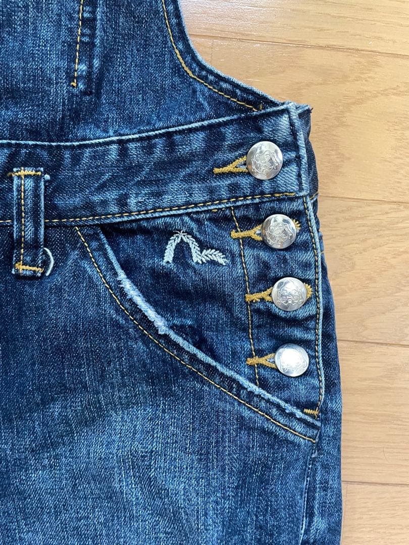 evisuデニムサロペット オーバーオール